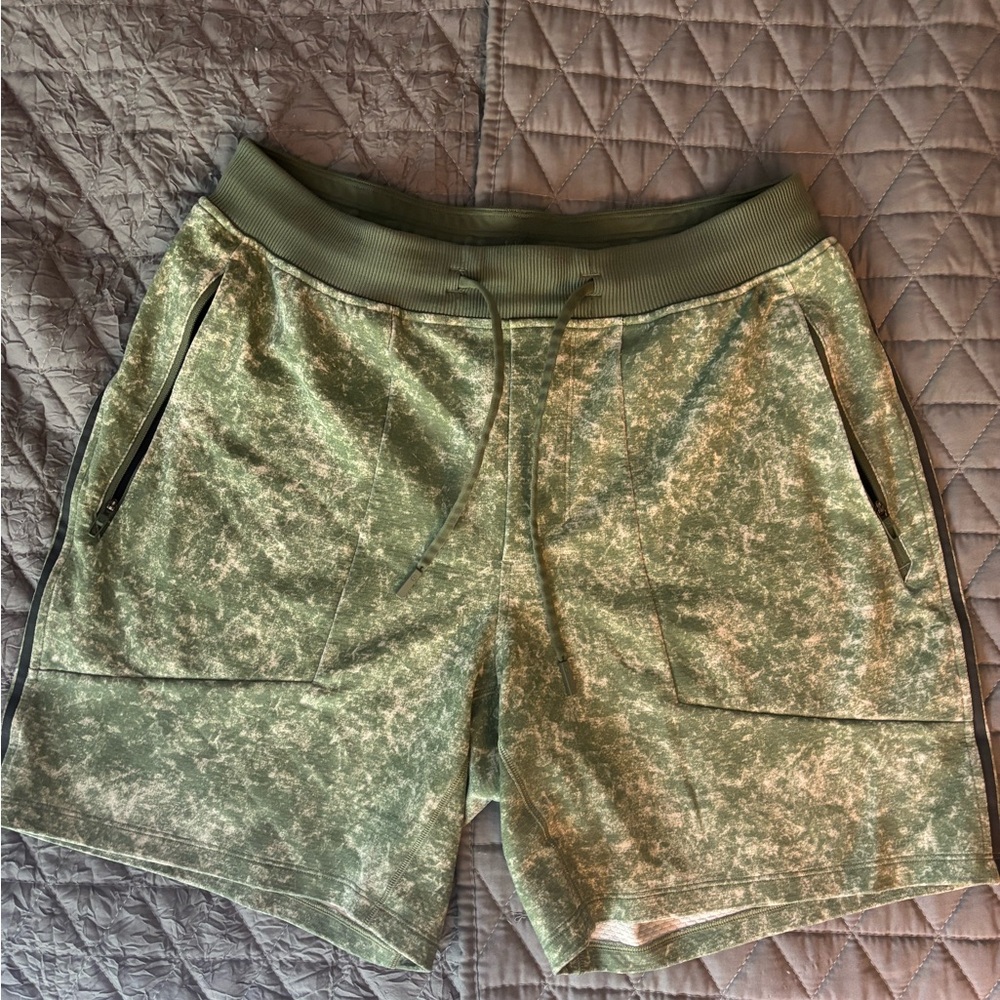 Lululemon Athletica Green Athletic Shorts